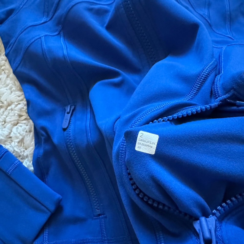 Galactic Cobalt Define Cropped Jacket Nulu Lululemon - Picture 3 of 12